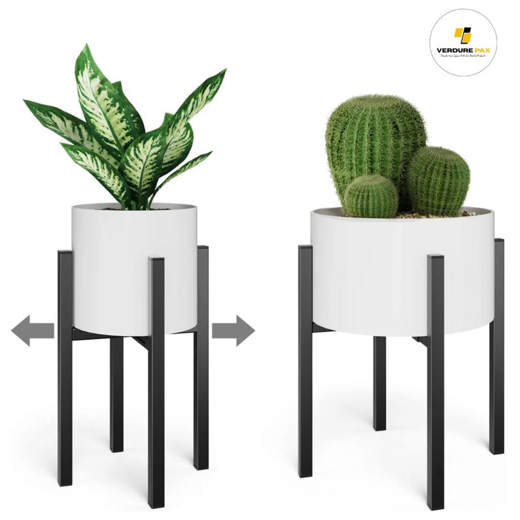 Verdure Pax X-Form Adjustable Multi-Size Plant Stand – Versatile Pot Holder