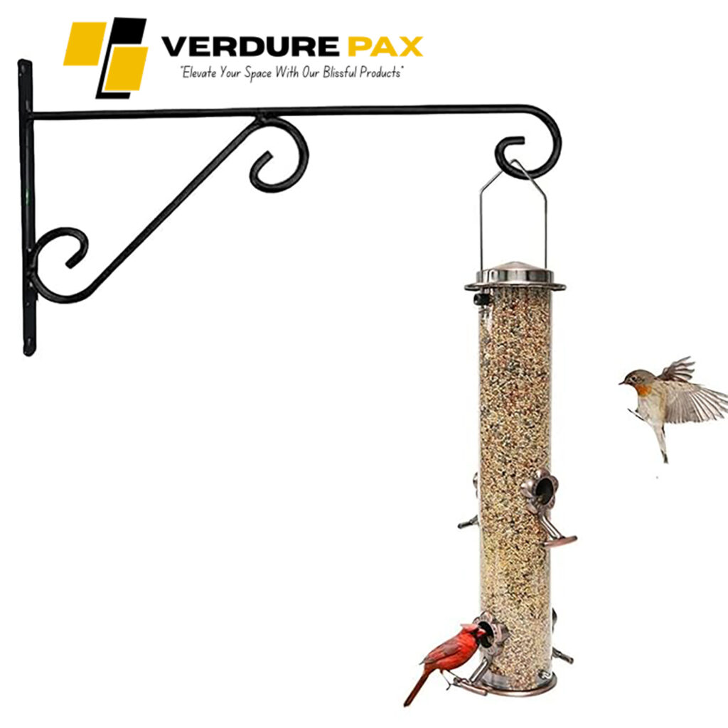 Verdure Pax Wall Hook Plant Bracket – Decorative Straight Hanging Pot Hanger