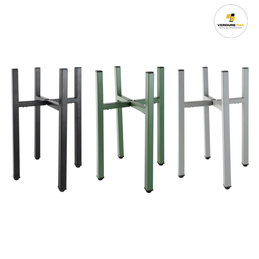 Verdure Pax X-Form Adjustable Metal Plant Stand – Staircase Flower Pot Holder