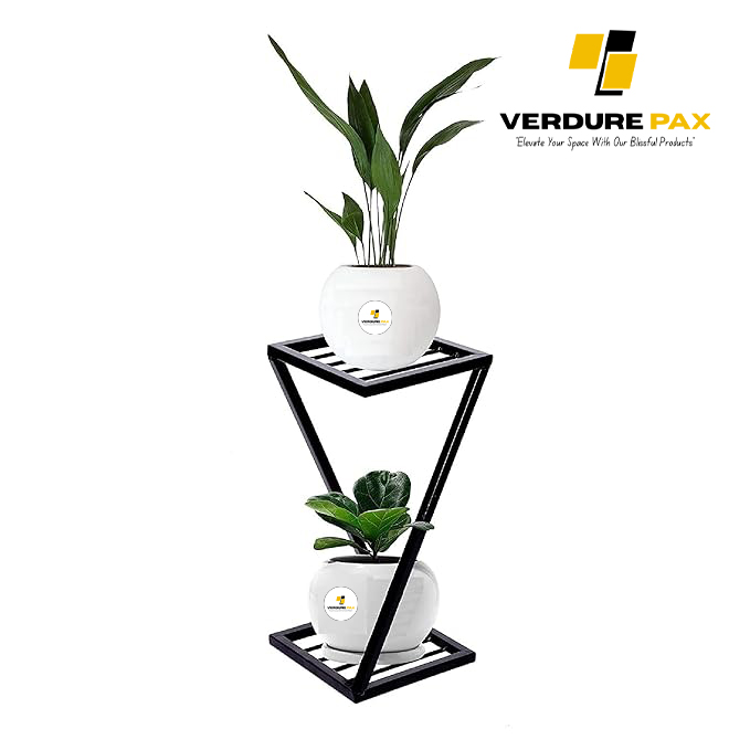Verdure Pax Zeus Metal Planter Stand – Decorative Plant Display