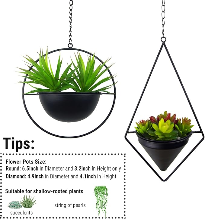 Verdure Pax Hanging Plant Flag Holder – Decorative Planter Display - Image 4