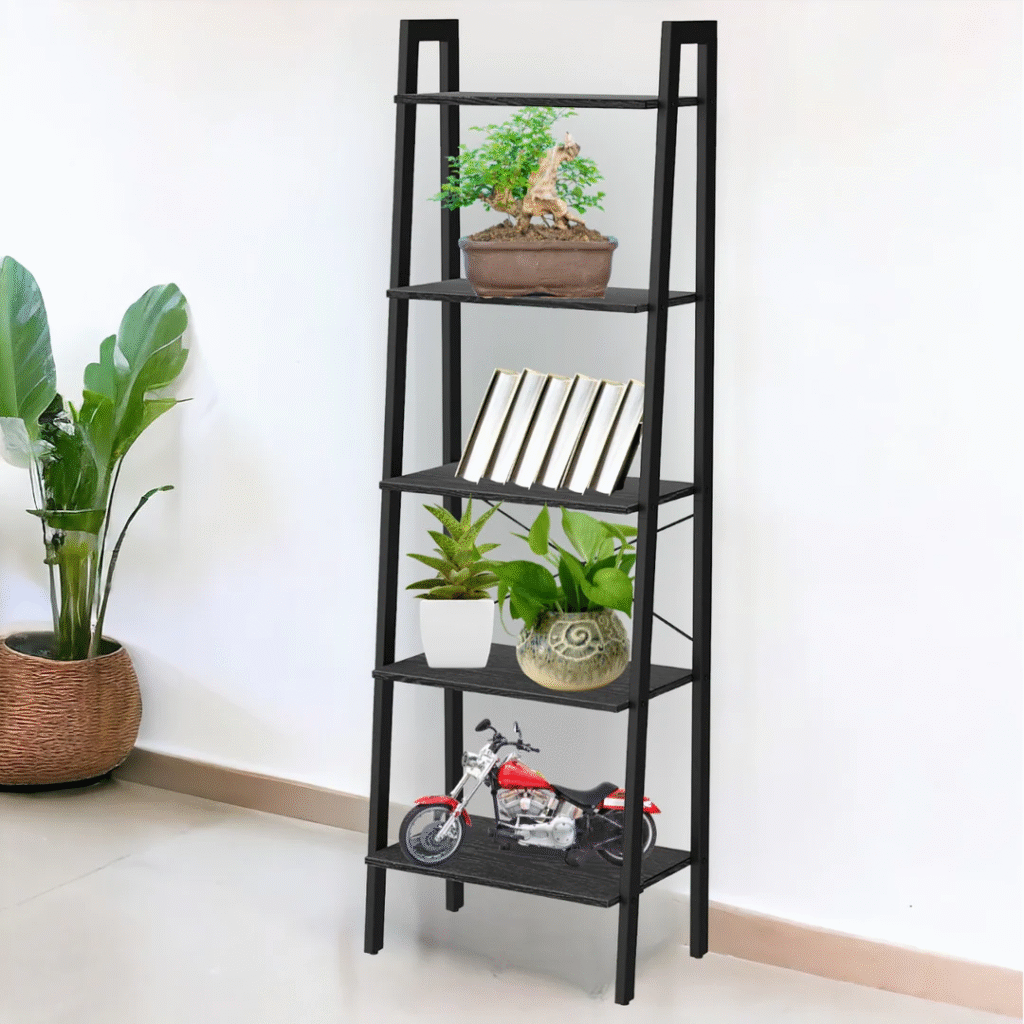 Verdure Pax 5-Tier Metal Plant Stand | Multi-Layer Flower Pot Rack & Display Shelf for Indoor & Balcony Decor