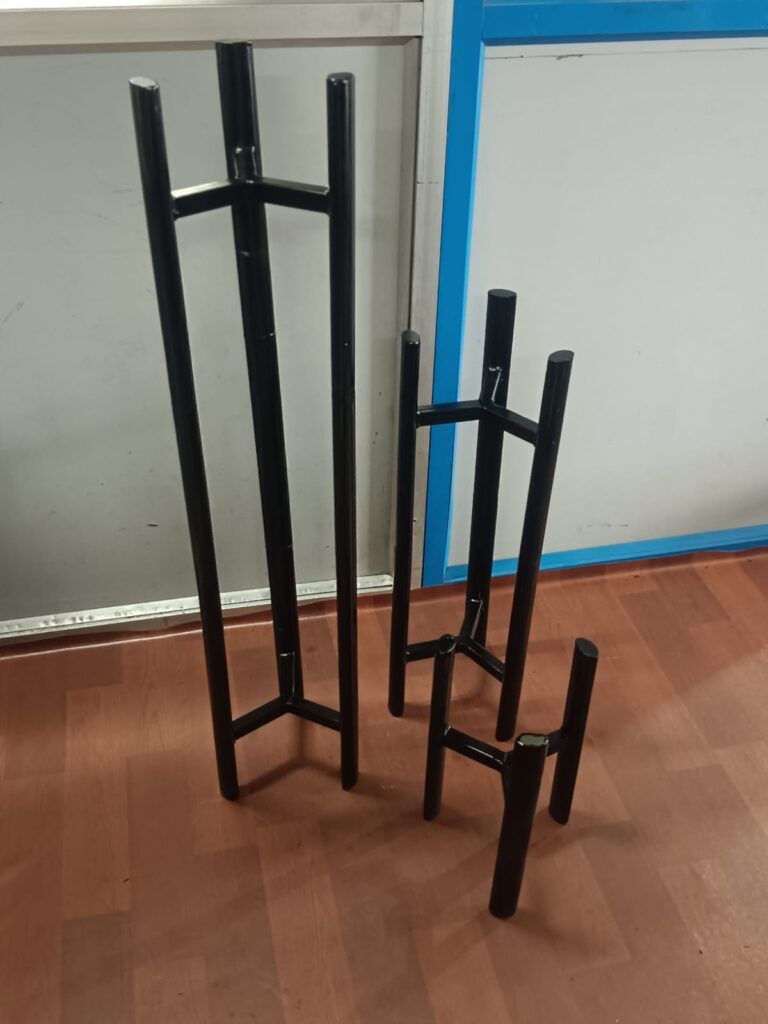 Verdure Pax Elegant Gold Tripod Plant Stand – Decorative Indoor Planter Holder