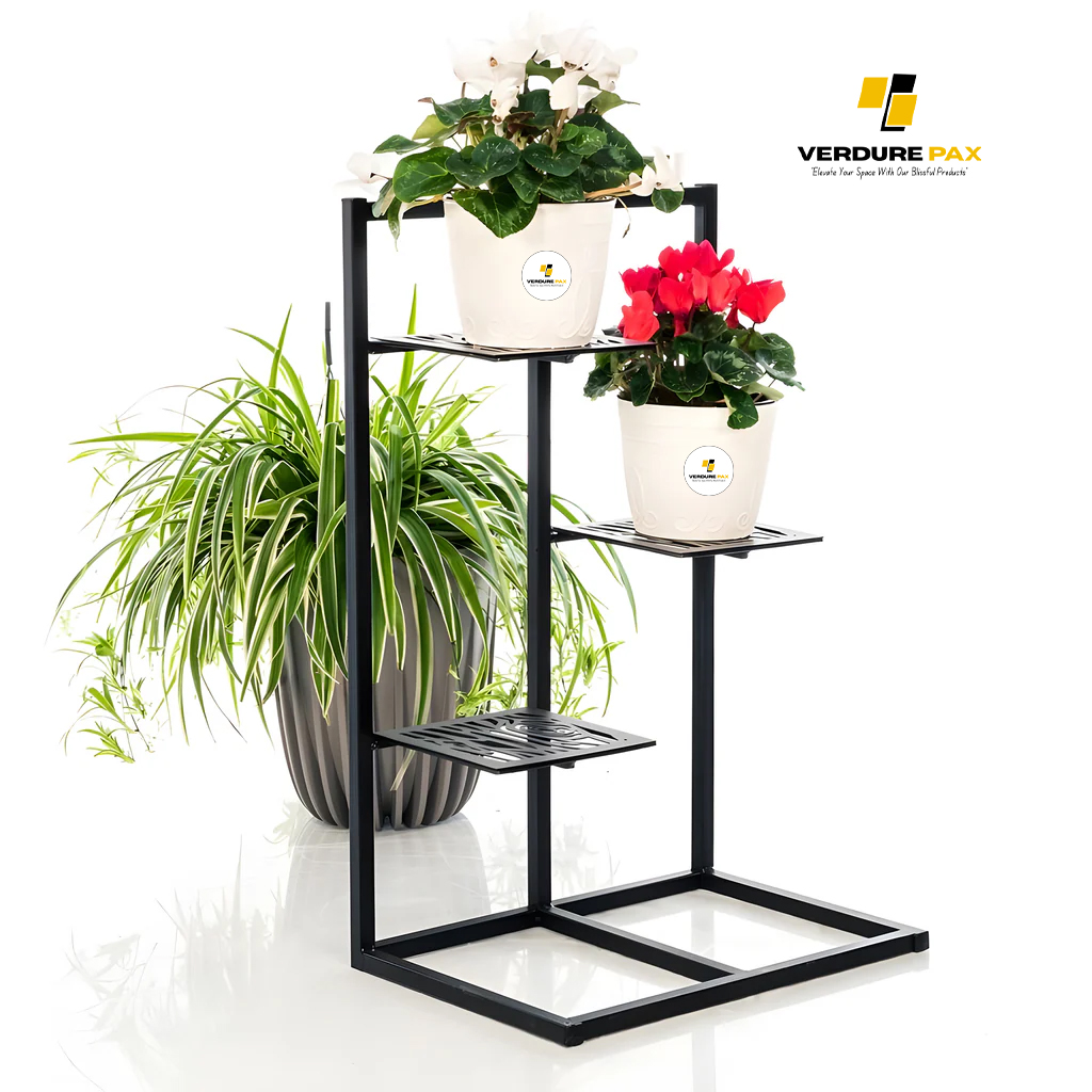 Verdure Pax Adjustable Metal Plant & Flower Pot Stand – Versatile Planter Holder