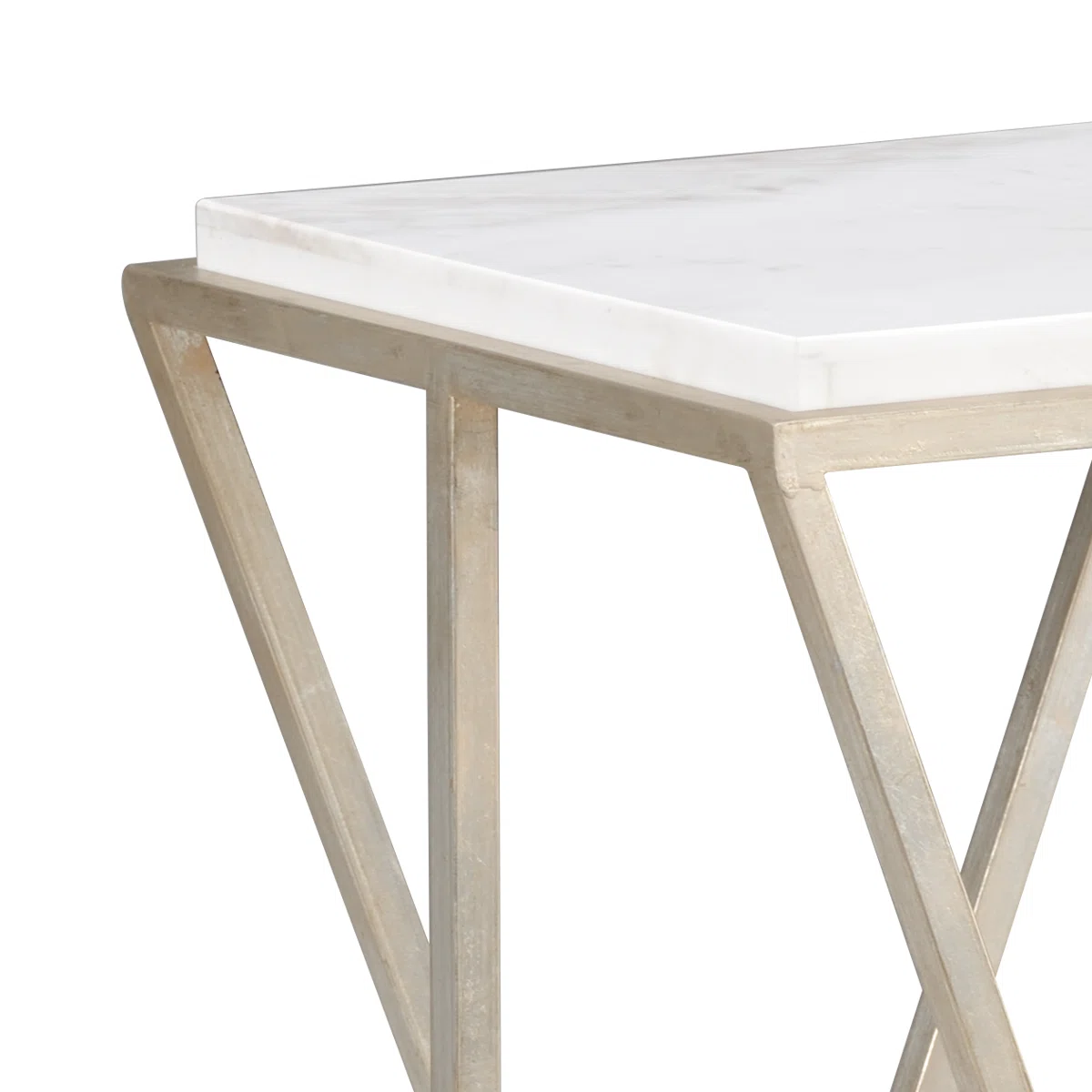 Verdure Pax Modern Square Marble Top Metal Plant Stand – Elegant Indoor Display Table - Image 4